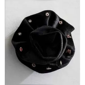 Free People Rosette Stud Pack NWT Black thumbnail 3