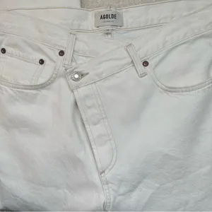 Agolde Criss Cross Wide Leg Denim Jeans 32 thumbnail 5