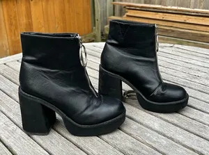 Dolls Kill‎ current mood black platform boots franky size 7 thumbnail 1