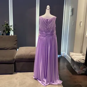 Women’s A-Line V-Neck Chiffon Prom Formal or Bridesmaid Dress Size 18W NWT thumbnail 3