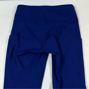 Lululemon Fast Free HR Tight Nulux Raw Hemi Blue Leggings Women's Size 6 thumbnail 8