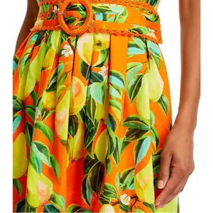 NWT FARM Rio Chic Pears Belted Mini Dress thumbnail 2
