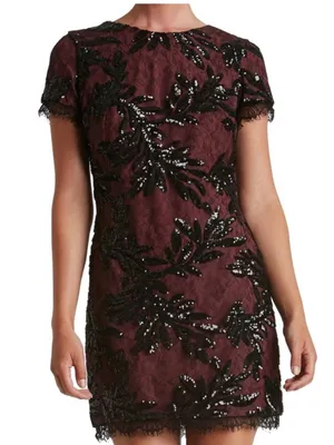 Dress the Population Valerie Sequin Lace Dress thumbnail 2