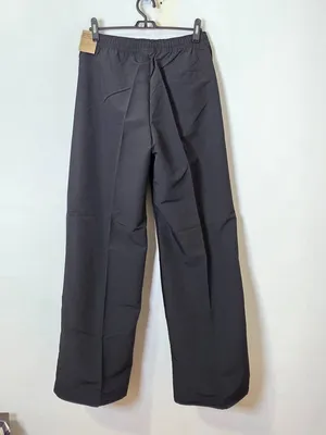 Nike Trend Woven Mid Rise Full Length Pants Women's - Black - Size S -FQ3588-010 thumbnail 4
