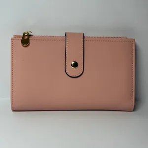 Blush Pink Bi-Fold Wallet with Zip Coin Pocket & Card Organizer NEW thumbnail 9