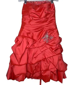 Vintage Mori Lee Strapless Formal Dress nwt thumbnail 1