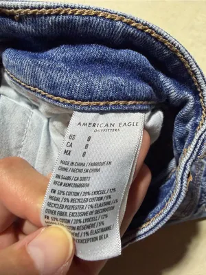 American Eagle Distressed mom Denim Shorts 0 thumbnail 6