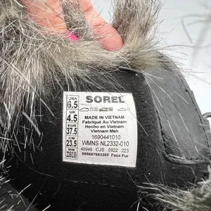 Sorel Womens Size 6.5 Tofino II Waterproof Faux Fur Trim‎ Boots Black Stone NWT thumbnail 8