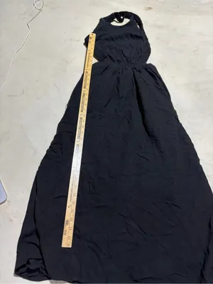 Vici NWT Black cross strap open back Dress medium thumbnail 4