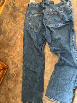 ZARA High-Rise Straight Leg Jeans thumbnail 8