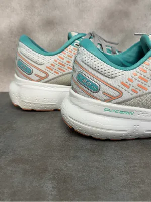 Brooks Glycerin 20 Women’s Wide Running Shoes Oyster/Latigo Bay/Coral Size 10.5D thumbnail 15