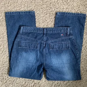 *Y2K* Tommy Hilfiger sz.6 trouser blue jeans straight leg thumbnail 6