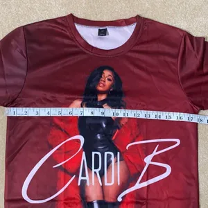 Unisex Women’s Men’s Cardi B Short Sleeve T-Shirt Size XS NEW thumbnail 3