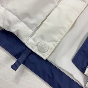 Columbia Jacket Womens Large White Blue Interchange Hooded Nylon thumbnail 2