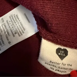 Madewell Burgundy‎ Long Sleeve sweater thumbnail 3