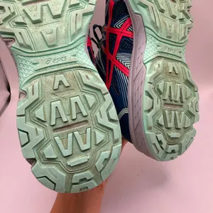 Asics Gel-Venture 8 Womens Navy Teal Pink Trail Running Shoes 1012B230 Size 10 thumbnail 9