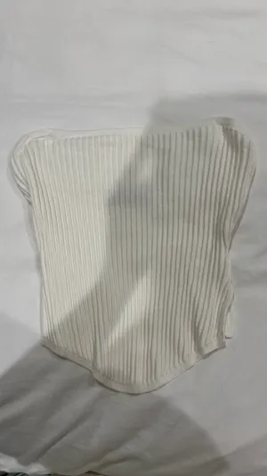 White Fox Boutique Fair And Square Knit Bustier Slow Jams Knit Mini Skirt Off-White Set thumbnail 6