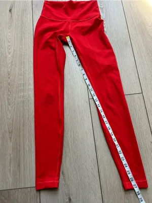Lululemon Wunder Train High-Rise Tight 28" in Hot Heat Red Size 4 thumbnail 10