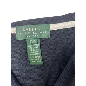 Lauren Ralph Lauren womans Navy Blue White Nautical Maxi Dress size P/S SKU 8461 thumbnail 6