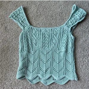 Aeropostale Light Blue Knit Top thumbnail 3