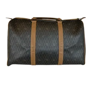 Christian Dior Black Honeycomb Trotter Boston Duffle Travel Bag 45cm thumbnail 2