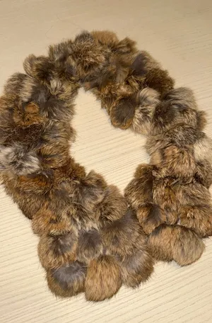 Rabbit scarf Brown thumbnail 1