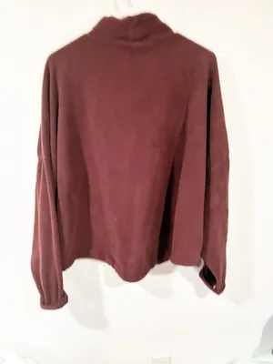 Nike One Women's Therma-FIT Top Cropped Fleece Size XL thumbnail 6