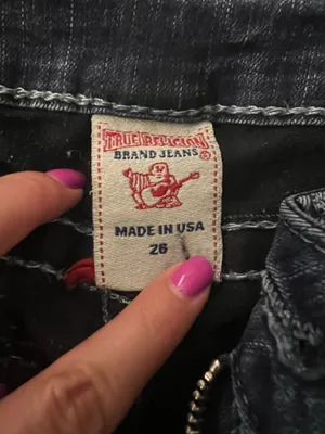 Mid rise true religion skinny jeans thumbnail 3