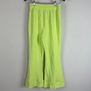 Free People Cozy Cool Girl Lounge Pants in Neon Green‎ Size Small thumbnail 9