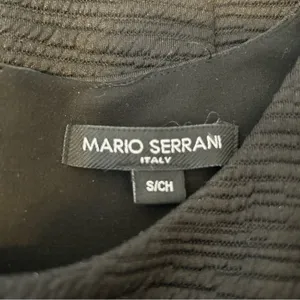 Mario Serrani‎ Sleeveless Black Sheath Dress Small thumbnail 6