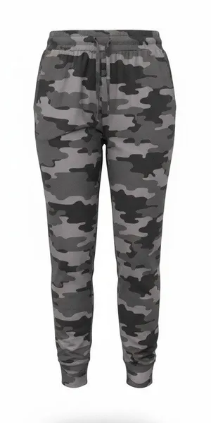 AnyBody Camo Joggers — Women's L Green Size L thumbnail 1