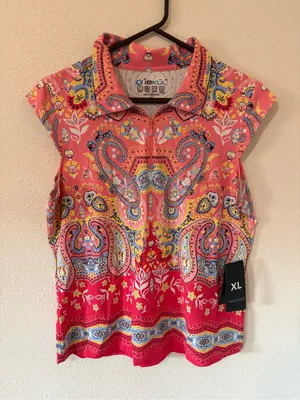 IBKUL Women’s Sleeveless Golf Sun Shirt thumbnail 1
