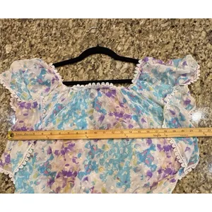 Yumi Kim Silk‎ Butterfly Sleeve Top Size Small Lightweight thumbnail 10