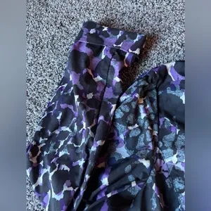 Zengery purple and black leopard print raincoat size (2)‎ large thumbnail 9