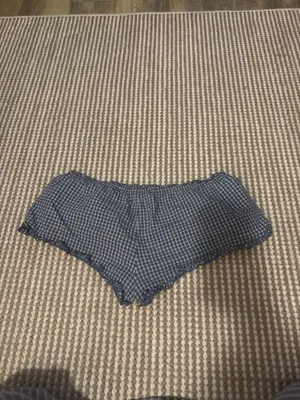 Blue Plaid Brandy Melville Shorts thumbnail 3