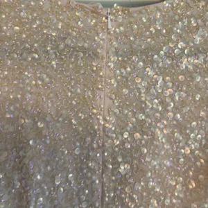 NWT Ashley Lauren Sz 2 Powder‎ Sequin Short Dress V Neck Formal Pageant Prom thumbnail 7