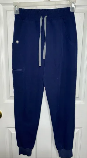 Figs Zamora Womens High Rise Jogger Scrub Pant Navy XS Technical Collection thumbnail 1