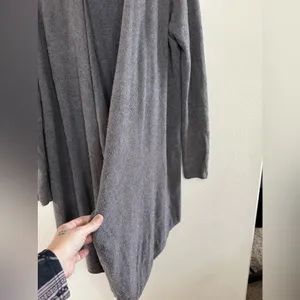Bamboo CozyChic Lite Island Wrap Cardigan dark grey soft sz l/xl thumbnail 9