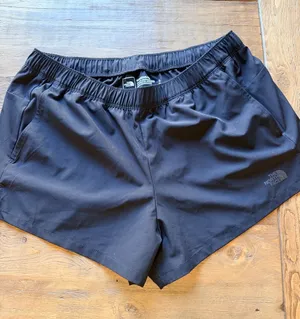 The North Face Women's Black Athletic Shorts with Elastic Waist thumbnail 1
