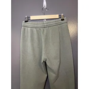 Aerie Sweatpants Womens Small Green Fleece Jogger Zip Pockets Lounge Cuffed thumbnail 5