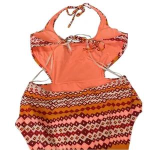 Aerie Monokini High Waisted Wrap One Piece Swimsuit Large thumbnail 6