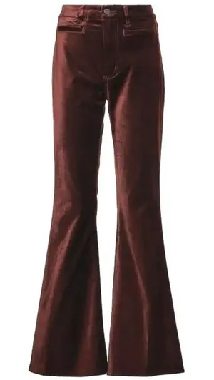 Citizens of Humanity Lilah Velvet Flare Pants Size 23 thumbnail 1