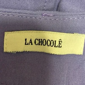 La Chocole Women's Purple High Waisted Wide Leg Trousers Cargo Pants Size 40 thumbnail 4