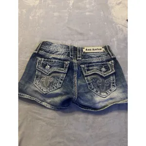Rock Revival Kai Sequin & Rhinestone Bling Jean Shorts - Size 25 thumbnail 14