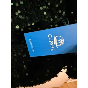 Cupshe‎ Womens Emerald Green Sequin Long Sleeve Mini Dress CAA05A4K078RR Size L thumbnail 4