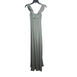 Reformation Verbena Off-Shoulder Maxi Dress – Sage Green, Women’s Size 4 thumbnail 4