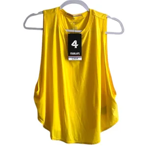 NWT FOUR LAPS Yellow Tank Top Size Large thumbnail 2