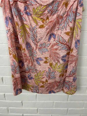 Nicole Miller NY Floral Linen Sleeveless Top Size M thumbnail 4