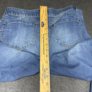 Democracy Jeans Women 8 Blue Denim Cotton Blend Stretch Ab Technology Skinny Leg thumbnail 6