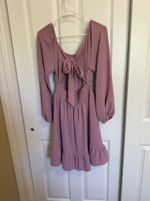 Mauve Amazon Long Sleeve Dress thumbnail 2